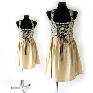 Vintage Dirndl Dress
